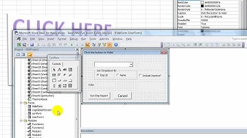 Excel VBA USERFORMS #10 Open Userform From Image, Create a Home Page