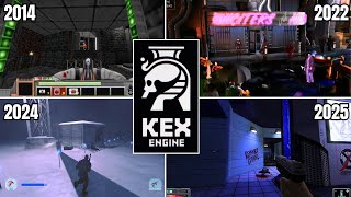 Evolution of Kex Engine Games (2014-2025)