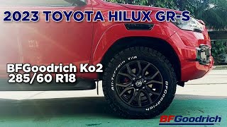 2023 Toyota Hilux GR-S on BFGoodrich KO2 285/60 R18 @ RNH Tire Supply