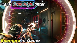 02 Example in TPS game, Frame Scan Component System on Unreal Engine