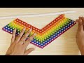 Rainbow pearl wall hanging| readymade look wall hanging at home| Attractive home business ideas