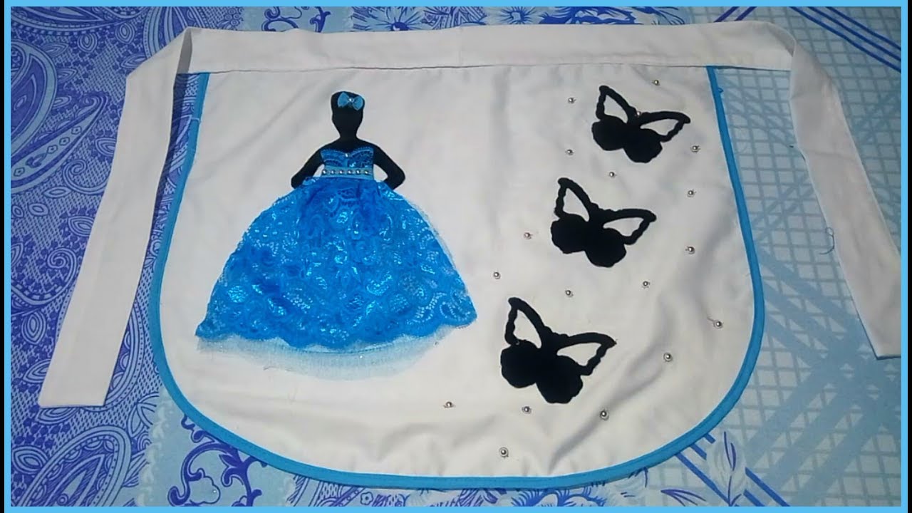 اقوى مشروع مربح في المنزل مآزر المطبخ للعرائس (ثيمة العروس) لزلزل الفيسبوك  حصريا على قناتي