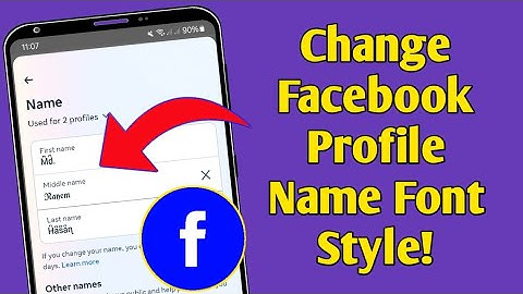 How to Change Facebook Name Front Style | Change Facebook profile name 2025