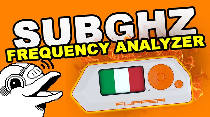 Flipper Zero - Italian Tutorial - 36 - SUBGHZ & Frequency Analyzer [BEGINNERS' GUIDE]
