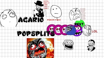 Agario Private Server Popsplit Montage+Gameplay!