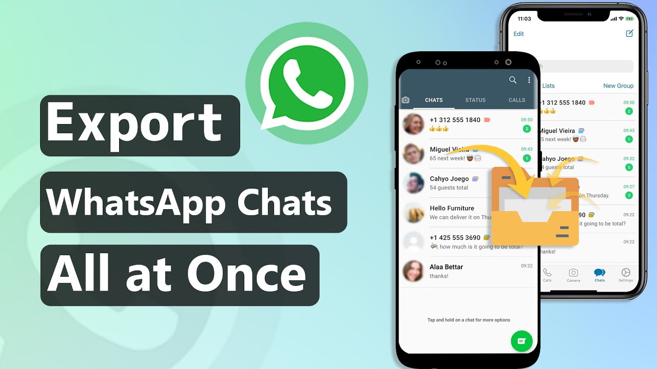 Как экспортировать whatsapp