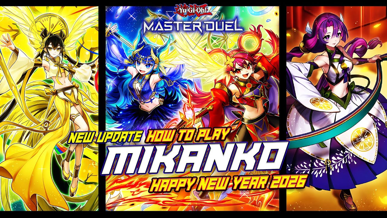 MASTER DUEL - HOW TO PLAY! COMBO MIKANKO DECK WITH NEW SUPPORT - HAPPY NEW YEAR 2026