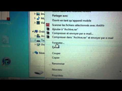 Comment formater une clé usb?