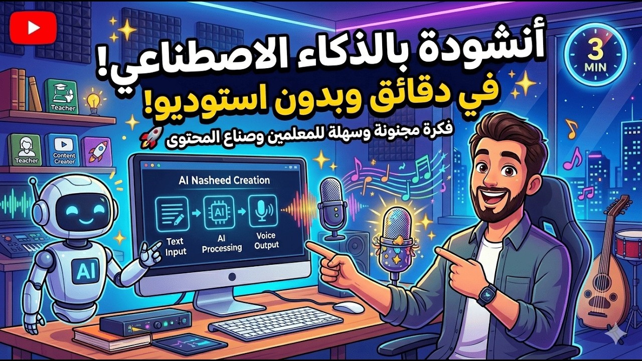 أنشئ صوتًا بالذكاء الاصطناعي مجانًا باستخدام Gemini | تجربة عملية - YouTube