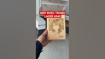 Máy Khắc Hình Ảnh Tranh Gỗ Bằng Laser Mini 6040
