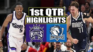 Sacramento Kings vs Dallas Mavericks 1st QTR HIGHLIGHTS | March 29 | 2024 NBA Season