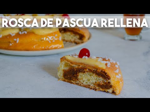 Rosca de Pascua rellena