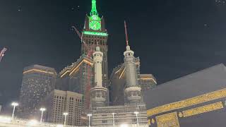 Live Azan e FAJAR Isha Maghrib in Masid al Haram Makkah Mecca Umarh Vlog