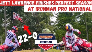 Jett Lawrence Makes Ironman Look EASY!! 220 PERFECT SEASON