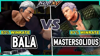 KOF XV 🔥 Bala (Yamazaki/Ángel/K') vs Mastersolidus (Iori/O.Yashiro/Goenitz)