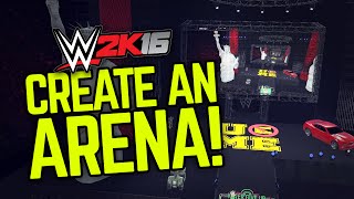 WWE 2K16 Create-an-Arena Gameplay & Features!!