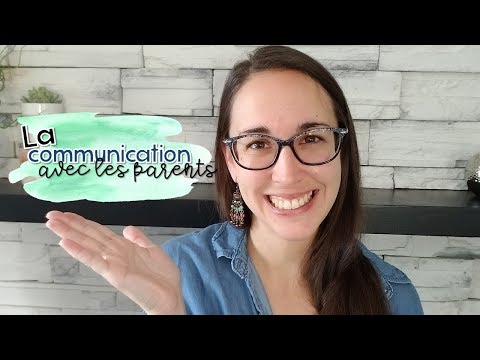 La communication avec les parents