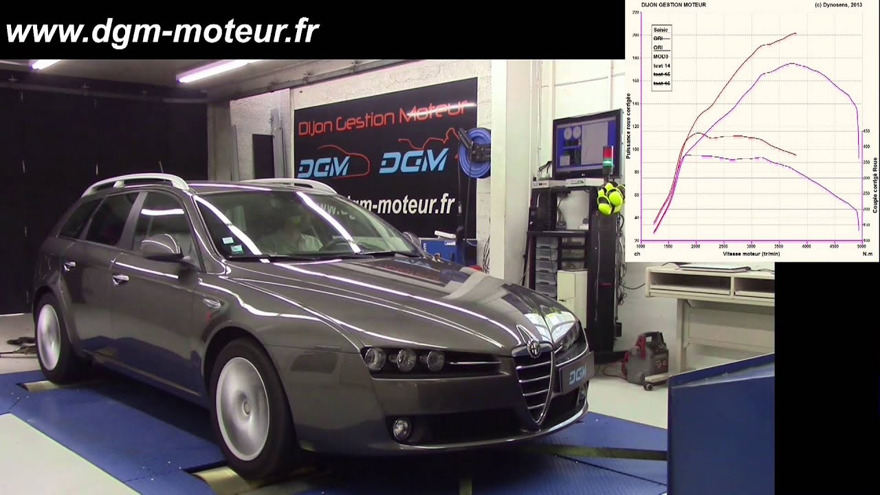 REPROGRAMMATION ALFA ROMEO 159 2.4JTDm - Dijon Gestion Moteur 