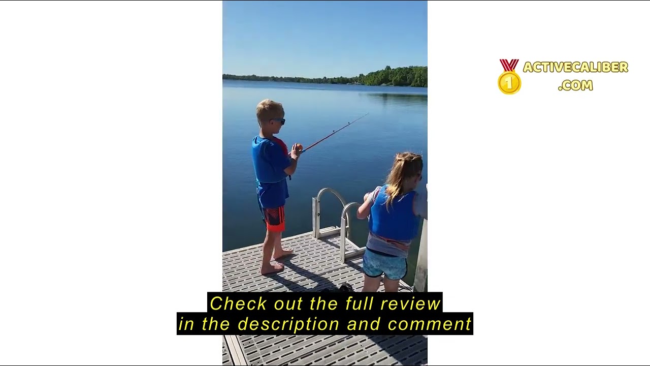 Review WIDDEN Kids Fishing Pole, Telescopic Fishing Rod, Toddler Collapsible Fishing Rod and Reel Co