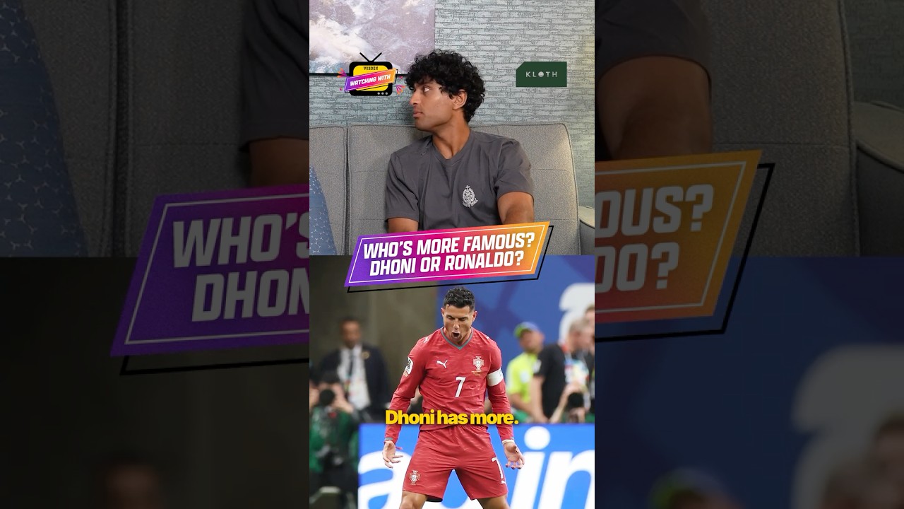 Dhoni or Ronaldo? Who’s more famous? 🌟