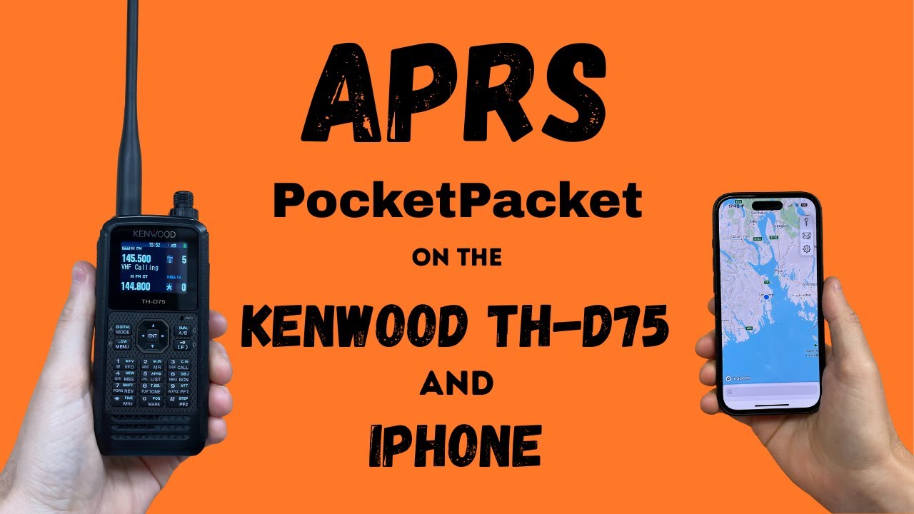 APRS: PocketPacket на Kenwood TH-D75 и iPhone