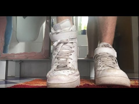 Dirty White Nike Air Force One Trashed Shoeplay YouTube Dirty White Nike Air Force One Trashed Shoeplay YouTube