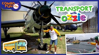 Transport Video For Kids | Planes, Buses & Ferries