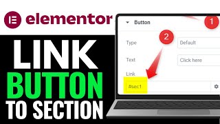 How to Link a Button to a Section in Elementor 2025 (EASY GUIDE)