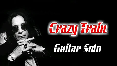 Ozzy Osbourne - Crazy Train (Solo Backing Track)