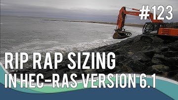 Riprap sizing in HEC-RAS version 6.1