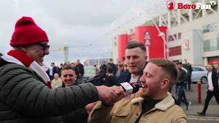 MILLWALL YOU STINK OF POO ... WHAT YOU GUNNA DO!!! - Middlesbrough Fc 2 Millwall 0 BoroFanTV