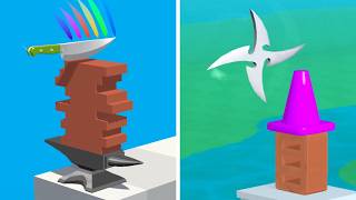 Slice It All vs Don't Slice TheCats - Very Satisfying and Relaxing ASMR Slicing Game (Android,iOS) screenshot 1