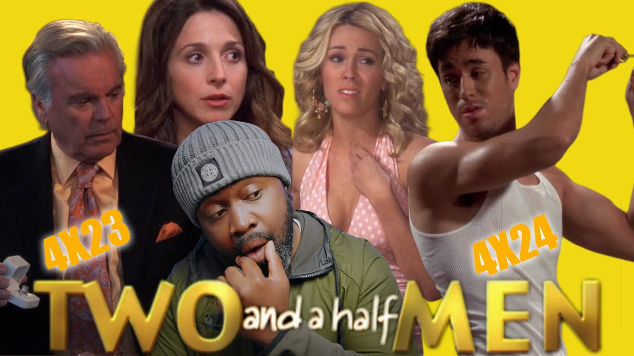 Реакция на «Два с половиной человека» 4X23 и 4X24! | Первый просмотр