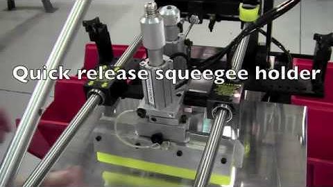 Overview of the Model F1 Screen Printing Machine for Flat Products