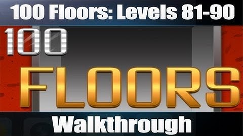100 Floors: Levels 81-90 Walkthrough