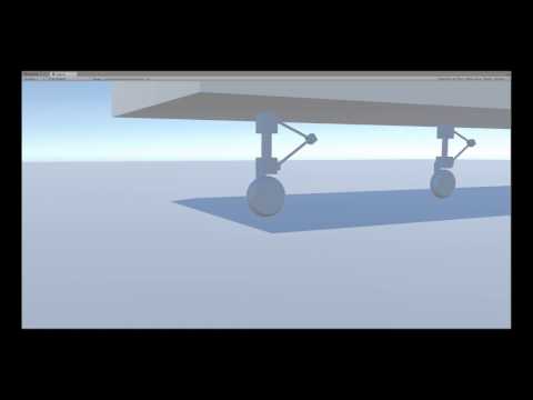 Unity 3D: Space Physics Experiments 03 - Landing Gear Prototyping