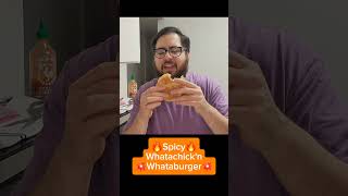 Trying Whataburgers Spicy Whatachickn 🔥