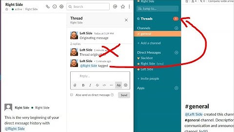 Slack DM thread does not notify on child notifications