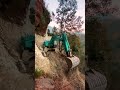 Kobelco Excavator in Action, Digging Mountain Road 😍