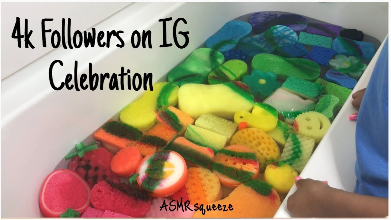 4K Followers on IG Celebration/ASMRsqueeze - YouTube
