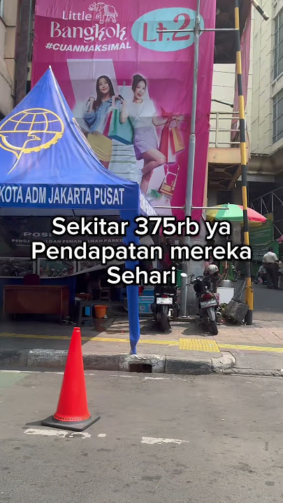 Pekerja Full time mah lewat penghasilannya #parkirliar #pungli #preman #tanahabang #fyp