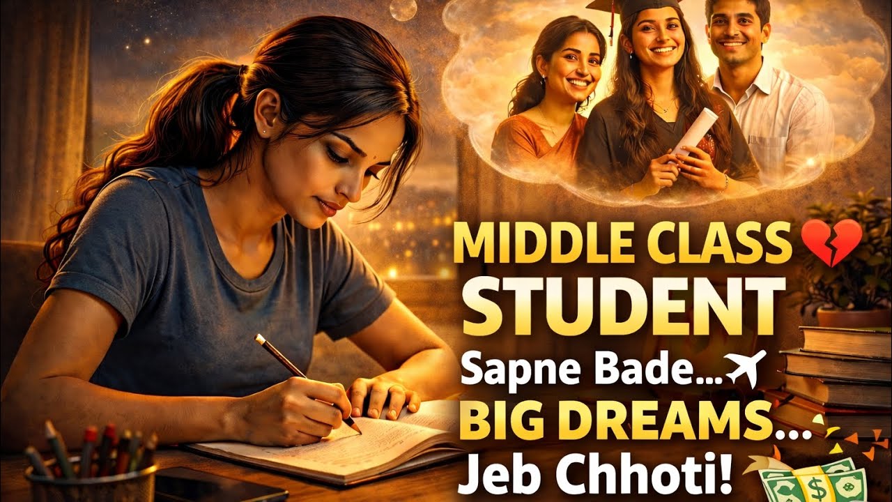 Middle Class Student Ki Kahani 😢 | Sapne Bade, Jeb Chhoti | Must Watch Motivation 🔥