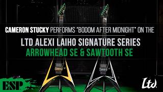 Alexi Laiho Arrowhead SE & Sawtooth SE | Cameron Stucky Plays "Bodom After Midnight" | ESP Guitars