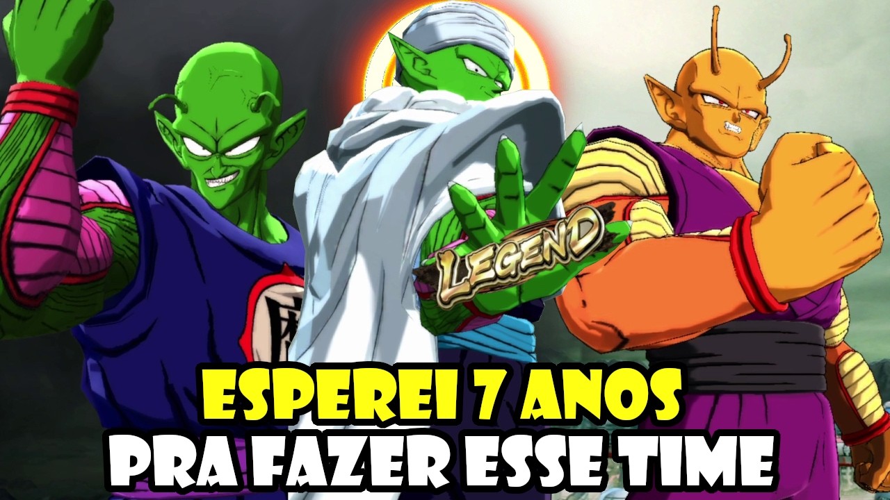 FIZ UM TIME SÓ DE PICCOLO PRA FARMAR AURA NO PVP DO DRAGON BALL LEGENDS