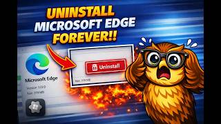 HOW TO UNINSTALL MICROSOFT EDGE FOREVER || WINDOWS TPIS || UNINSTALL MS EDGE