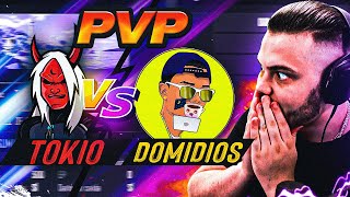 DOMIDIOS VS TOKIO EL PVP MAS EPICO DE TODO FREE FIRE * TOKIO LE HACE EMOTE A DOMIDIOS Y ESTO PASO 😈