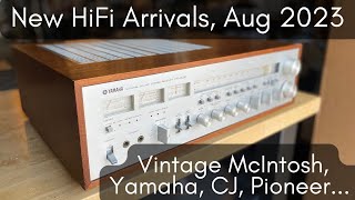 New HiFi Arrivals August 2023 - Custom McIntosh, Adcom, CJ, Pioneer RTR and More