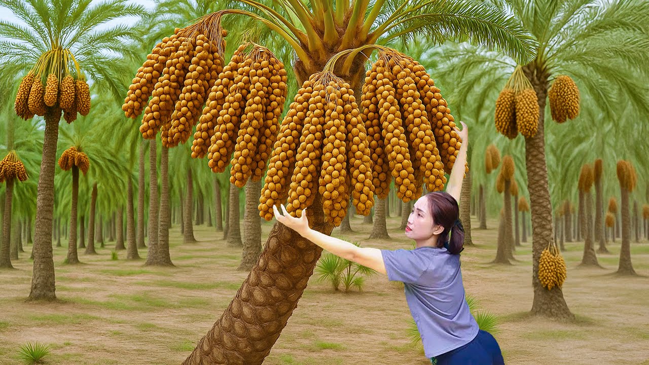 Harvesting +1000kg Rare Wild Bells Fruit, Peel & Seed Make Ancient Cake Filling | Unique Seed Recipe