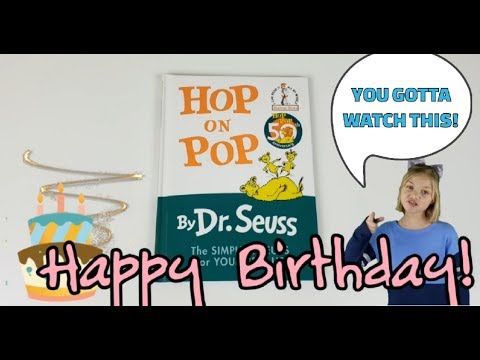 Read aloud "Hop On Pop" by Dr. Suess - YouTube