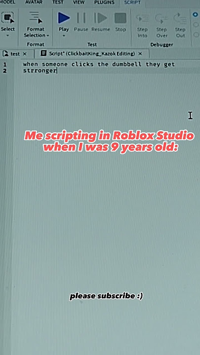 Scripting for the first time be like: #roblox #shorts